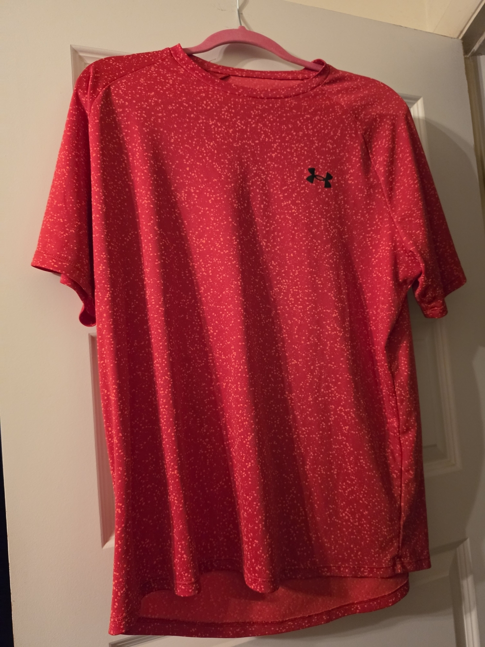 Under Armour Red Tech Short Sleeve Training Shirt